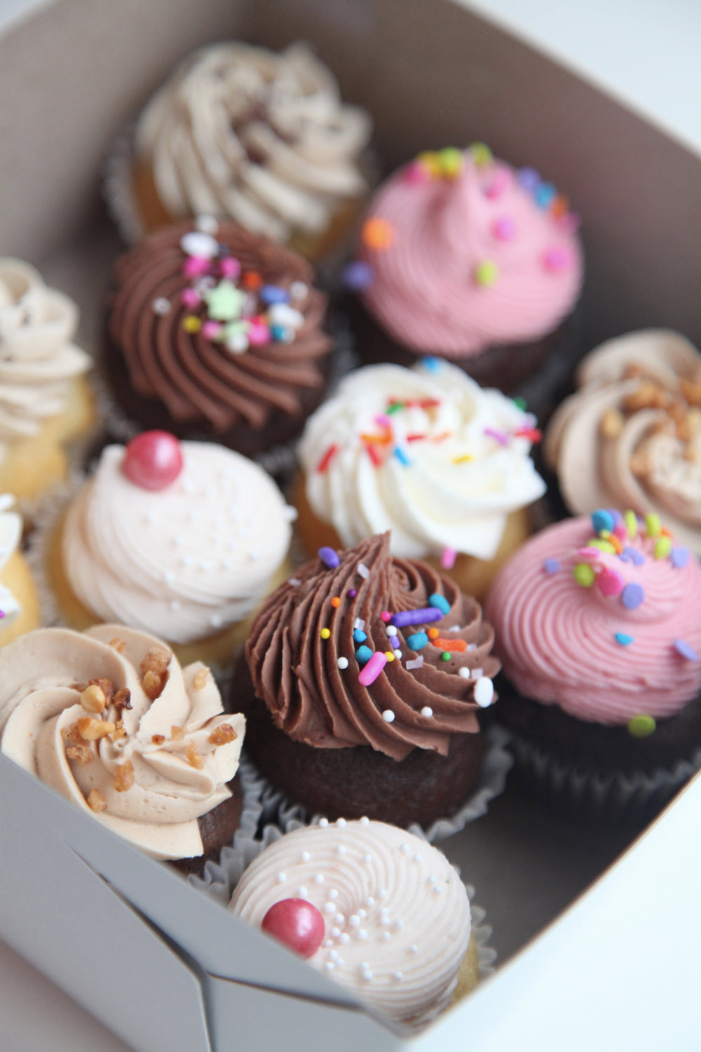 12 minis cupcakes