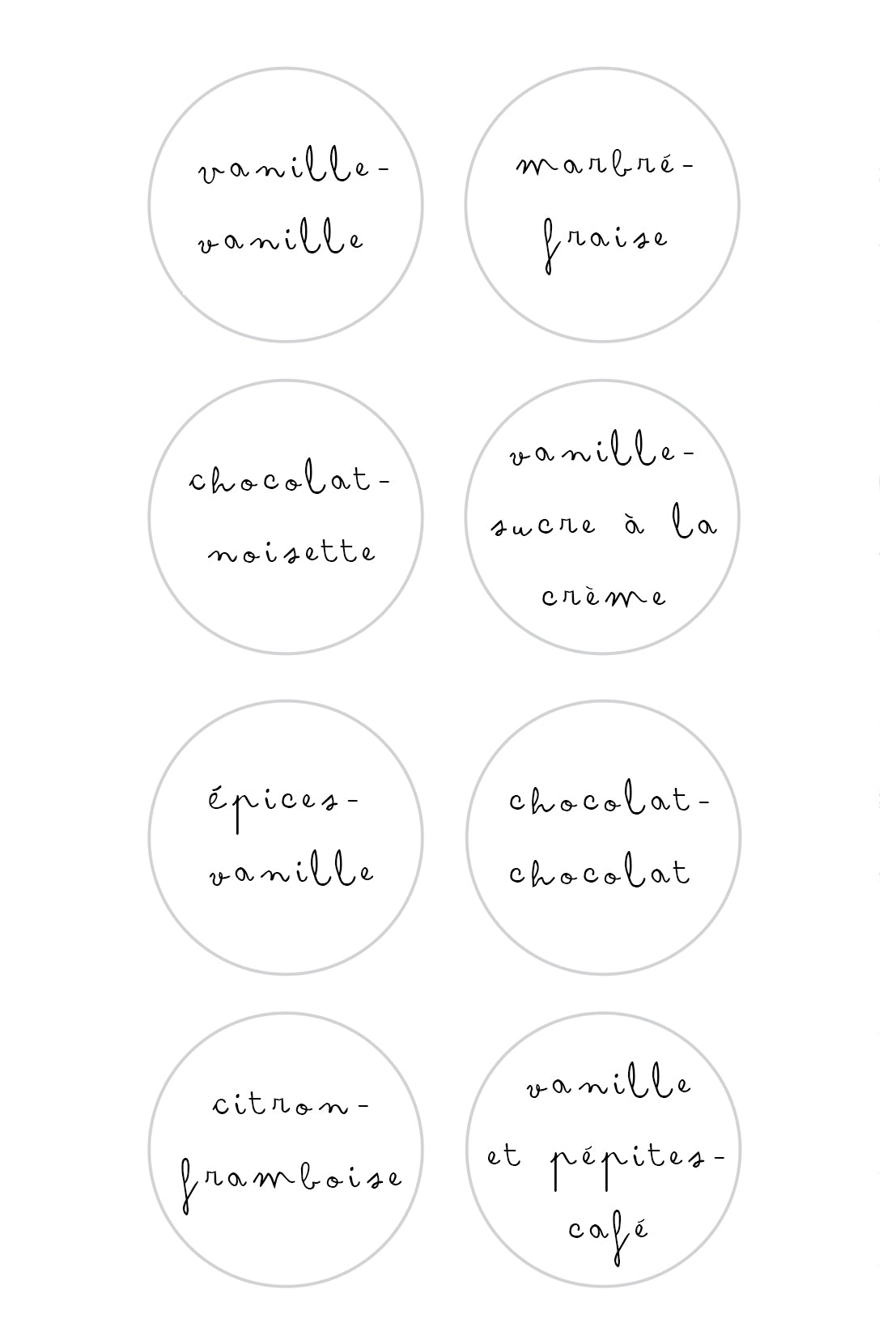 Boîte dégustation 8 saveurs